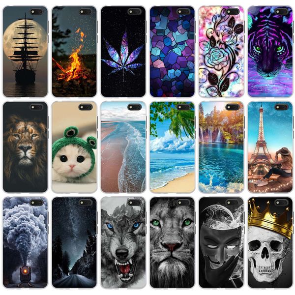 

huawei y5 prime case, tpu soft silicone case, honor game 7, honor