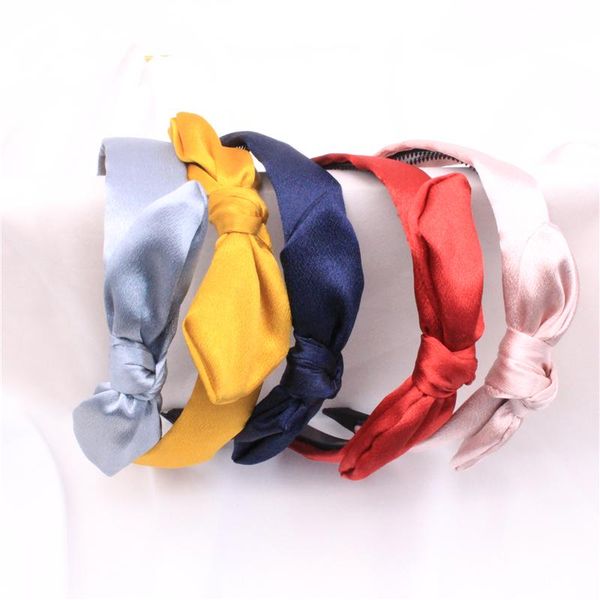 

hair accessories 2021 girl band gentle satin fabric art show face small