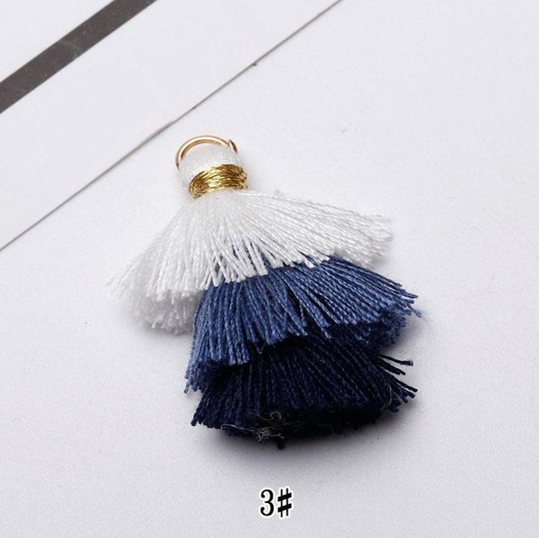 

6шт лот 35 мм три слоя перекрывающиеся кисточки шелковый бахрома швейные кисточки декоративные кисточки для занавеской украшения дома h jllw