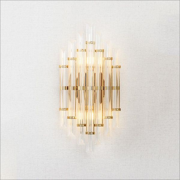 

wall lamp modern el lamps crystal led mirror luminaire applique steam punk