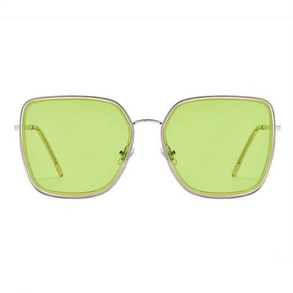 

women's preferred sunglasses cat eye fashion color matching big frame women sun glasses uv400 protection oculos de grau mumu, White;black