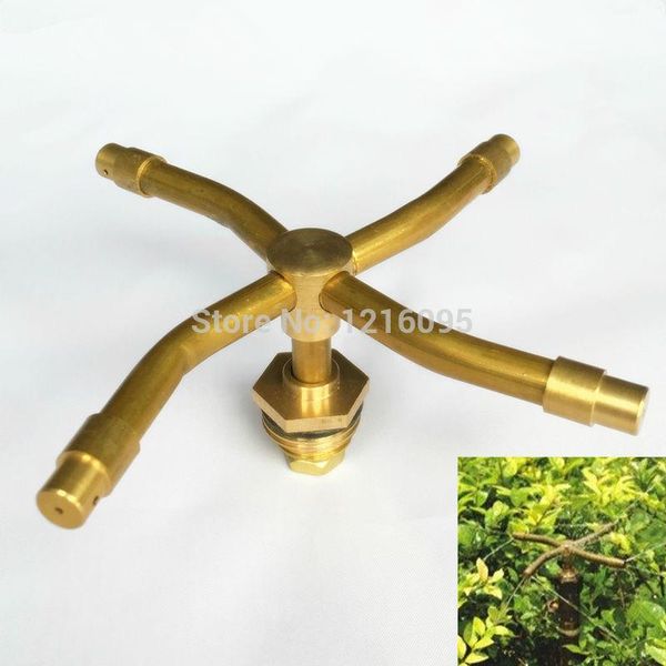 

watering equipments 1pcs brass rotation sprinklers garden lawn irrigation sprayers
