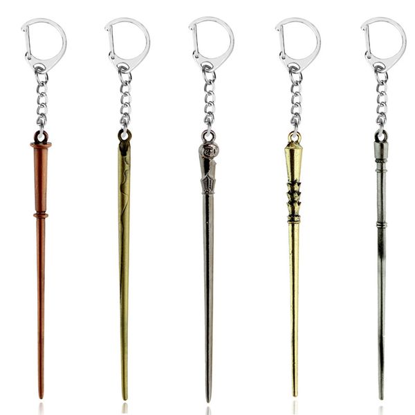 

china factory new tv film movie anime game surranding accessories where is the animal keychain magic wand keychain, Silver