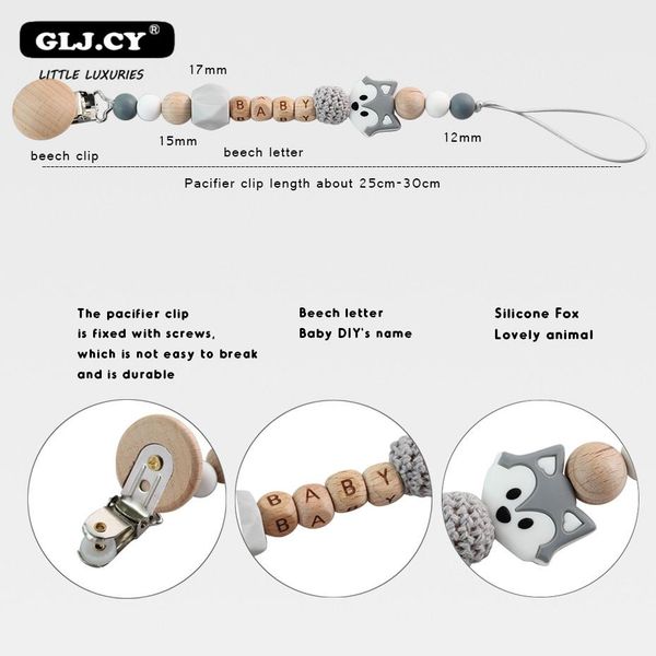 

pacifier clip персонализированное имя baby sile toething bea bufls holder soothie tehter toy the tewbeads детский день рождения shoer tiny d