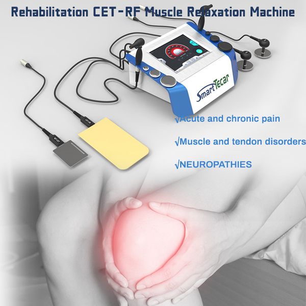 Новая Smart TeCar Therapy RF Оборудование RET CET Форма тела для похудения Теха для похудения Физическая красота