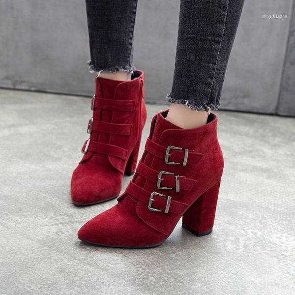 

boots riding big size shoes woman boots-women round toe low large mid calf pointy 2021 ladies mid-calf rubber solid1, Black