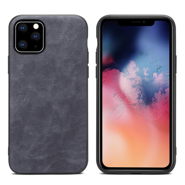 

retro leather phone cases frosted anti-fall protective case for iphone 13 12 mini 11 pro x xs max xr 8 7 6s plus