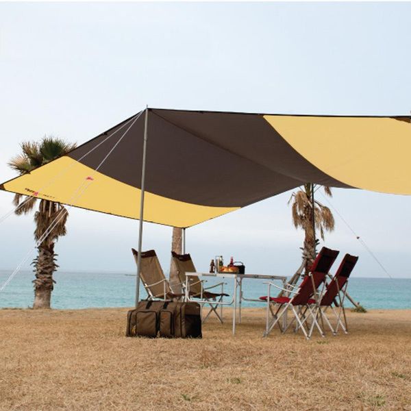 

tents and shelters outdoor large space ultralight tent camping anti-ultraviolet sunscreen heat insulation shelter canopy