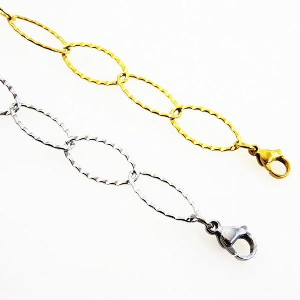 

11mm width gold-color stainless steel big o link chain necklace for man fashion jewelry, Silver