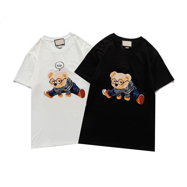 

причинные мужчины женщины футболки мода печать с коротким рукавом о шеи женщины футболки хип-хоп унисекс streetwear пара tshirts высочайшее, White;black