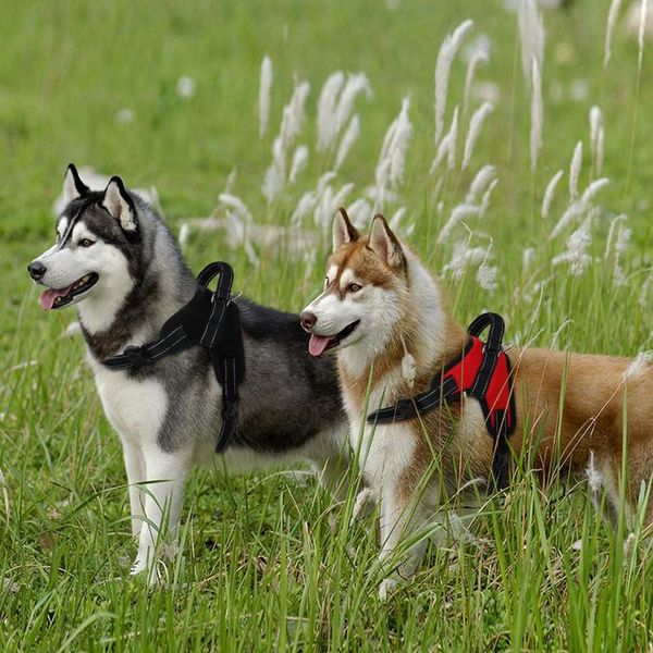 

adjustable nylon pet dog harness vest reflective mesh big harnesses for small medium large dogs walking training k9 hu bbyupr
