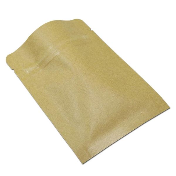 

100 шт. rutlosable zip lock brown kraft paper алюминиевая фольга пакет пакет из сахара сухофрукты фрукты милар тепло уплотнение sto wmthdc