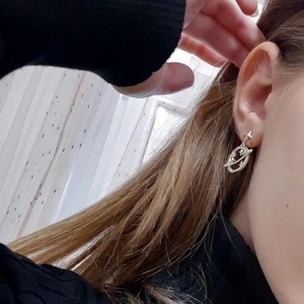 

новые модные хрустальные звезды универсальные серьги для женщин девушка серьги гвозди серьги сладкие простые чешуйские ювелирные изделия сер