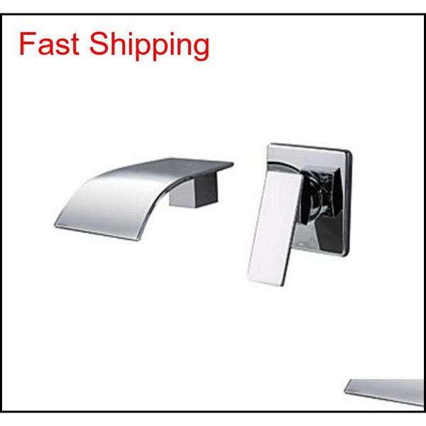 

promotion ceramic & chrome brass bathroom tub faucet single handletub spout wall mounted waterfall flow with h qylhqd bde_luck