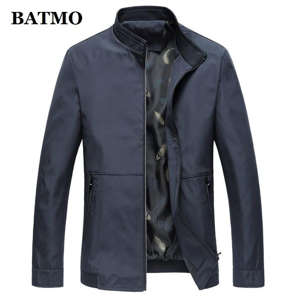 

batmo 2020 new arrival stand collar casual men's jacket ,jacket men size m~4xl 813, Black;brown
