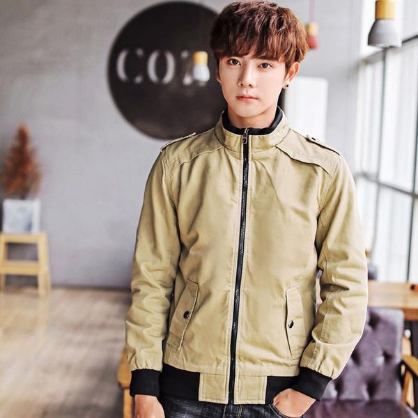 

2020 plus size jacket men spring autumn cotton pilot jacket coat army men's bomber jackets cargo flight male 3xl1, Black;brown
