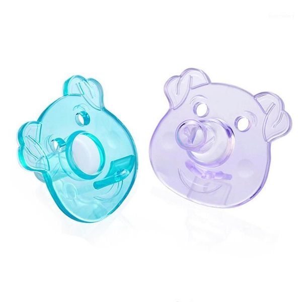 

1pcs silicone baby cartoon pacifier safety round head orthodontic pacifier baby soother nipple sleeping soothers pacifiers1