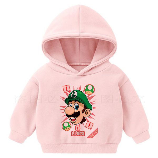 

kids mario print o-neck sweatshirt mario bros luigi mario yoshi koopa hoodies boys girls autumn children clothes baby hoodies