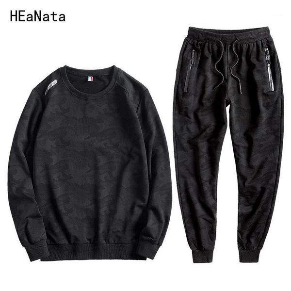 

tracksuits men sweat suits men mens tracksuit ropa de hombre 2020 sportsuits male autumn winter large size2 pieces set bb50t1, Gray