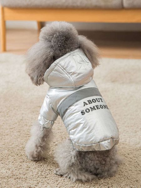 

hippie dog cool light sense coating simple english cotton padded jacket