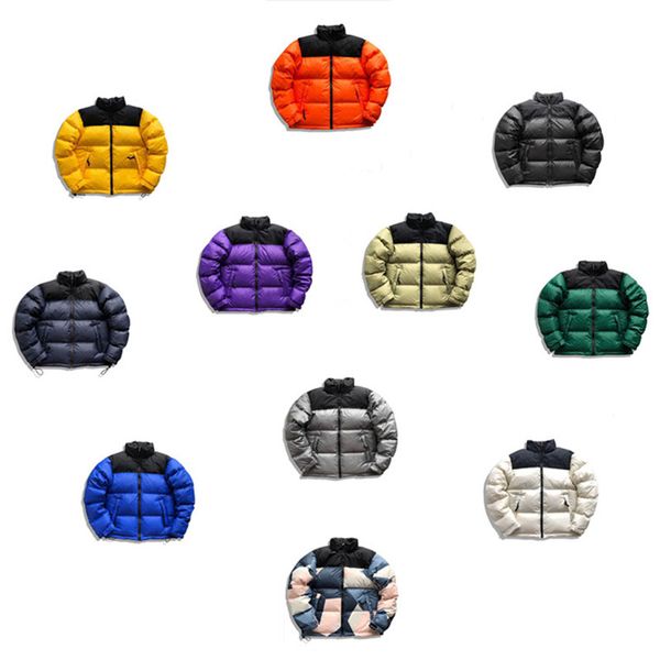 

20fw embroidery letter outwear down jacket fashion loose warm jacket couple women mens coats hfxhyrf026, Black