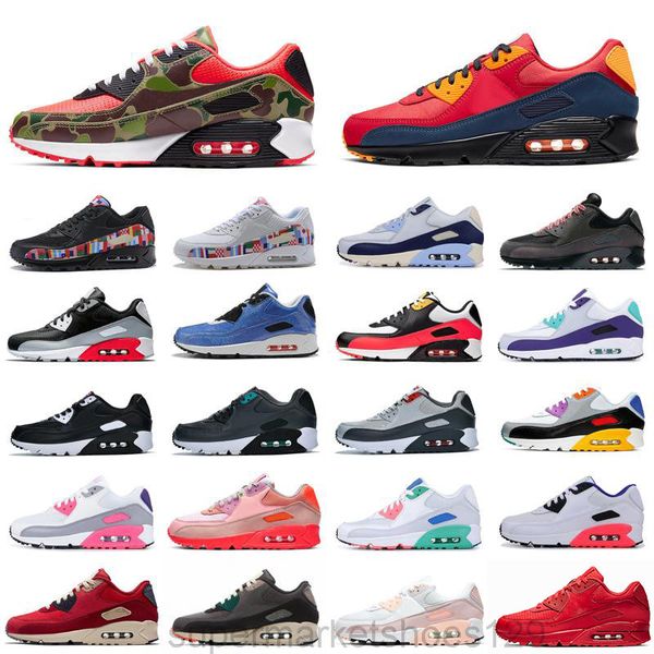 

2021 cushion 90 casual shoes men women 90s black white beige sneakers classic airs outdoor trainer designers shoes j5pe