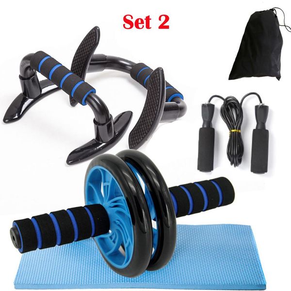 

комплект ролика ab сильный нагрузки подшипника нажимания нажимной панель прыжок скакал веревки колена домой фитнес тренажерный зал брюшной я