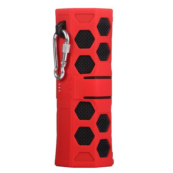 

4fds2awhifi stereo aux radio subwoofer waterproof wireless portable bass bicycle speaker cylinder round with holder