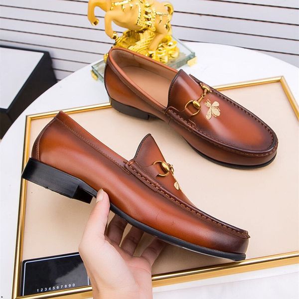 

fotwear men designers dress shoes 37-45 lace up wedding party oxfords for men office formal shoes outdoor male pointed toe leather shoes, Black