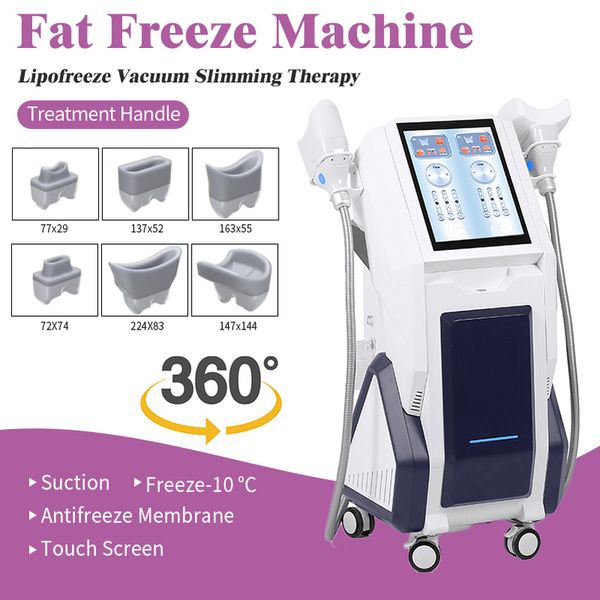 

6 in 1 multi functioni two handles could work togeth cryo lipolysis fat e device diode lipo laser cavitation rf slimming device