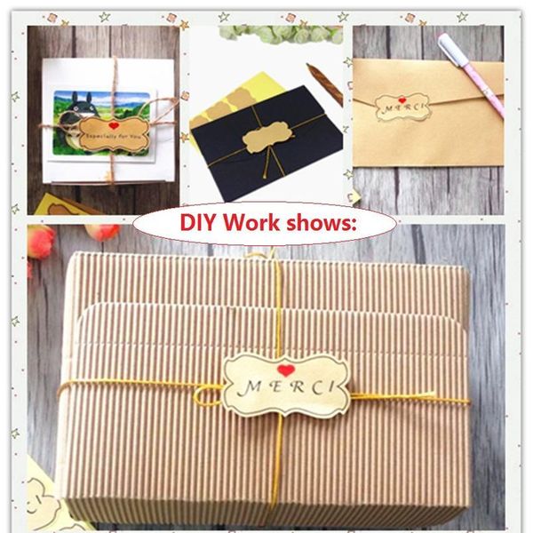 

80pcs/lot simple blank kraft paper 5.7cm blank shaped sealing sticker for baking packaging 80pcs/lo bbympf