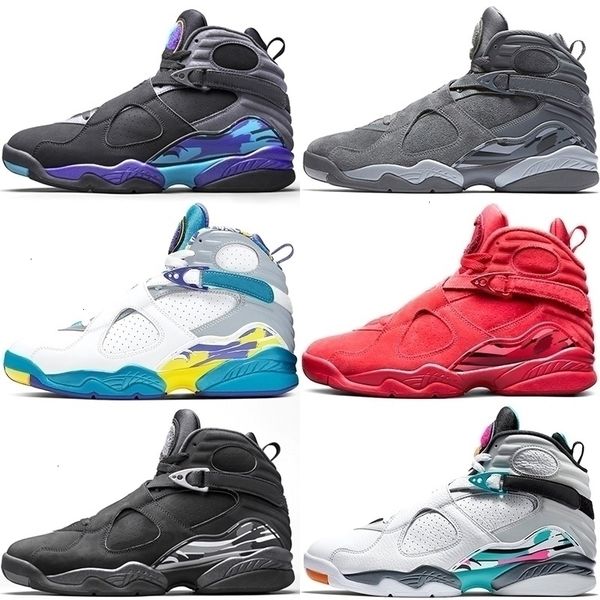 

trainers jumpman valentines 8s 8 white black men basketball aqua day cool grey mens sports shoes sneakers h9mj