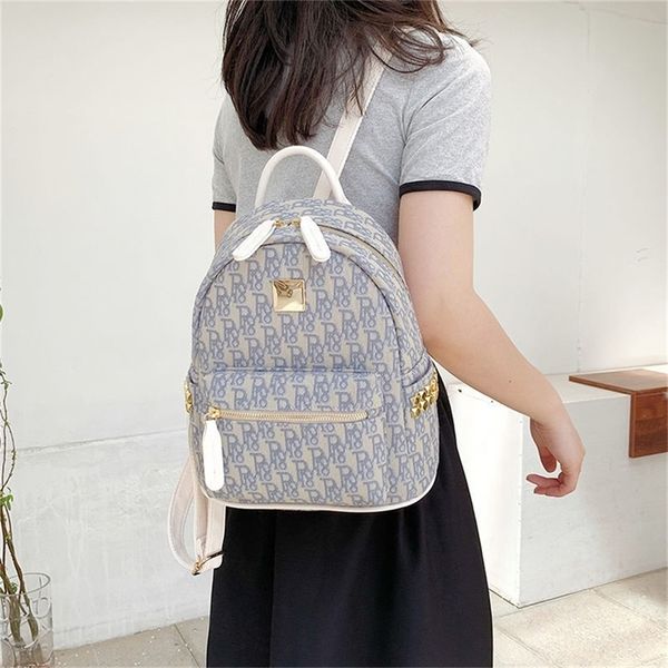 

factory store shop backpack women's autumn new fashion, foreign style, large capacity, leisure and versatile small fresh college studen