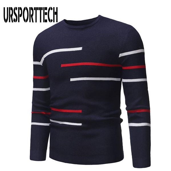 

ursporttech мужские свитеры осень мужская одежда повседневная теплый принт трикотажные водолазки толстовки мужской силмин подходят свитер пу, White;black