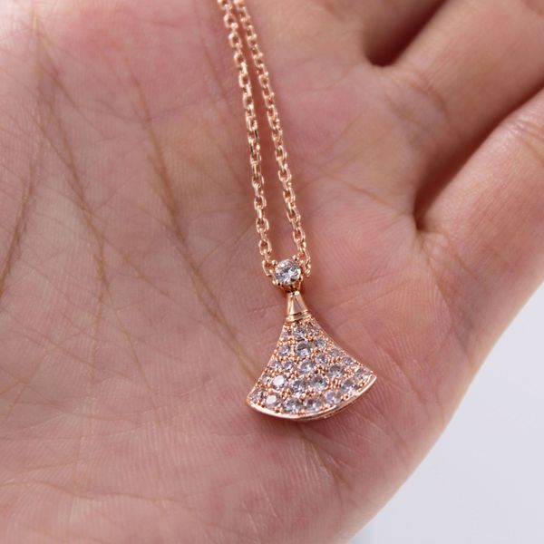 

stainless steel scalloped necklace for women clavicle chain wedding gift, Silver