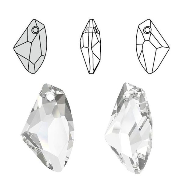 

лучшее качество 12x19mm 6656 кристалл галактический вертикальный кулон австрия стеклянные бусины горный хрусталь для ювелирных выводов серьг