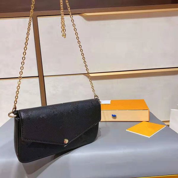 

2020 новая женщина старый цветок триада цепь женских девушек женщин подлинные кожаные сумки сумки сумки сумки сумки