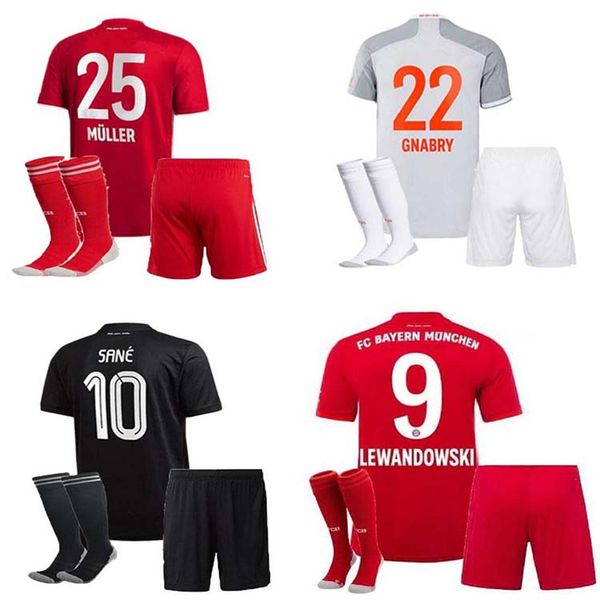 

20 21 бавария джерси мюнхен футбол джерси льюндовский 2020 2021 hernandez coutinho детям + взрослые носки, Black;yellow