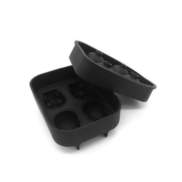 

cavity skull head 3d mold skeleton skull form wine cocktail ice sile cube tray bar accessories candy mould jllrix bdegarden