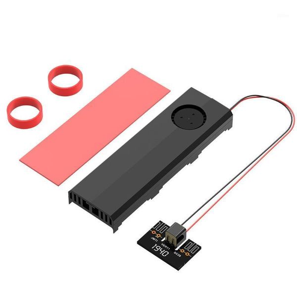

fans & coolings colorful led cooler fan for nvme ngff m.2 heatsink cooling turbofan ssd sata 15pin heat sink m2 adapter aluminum alloy1