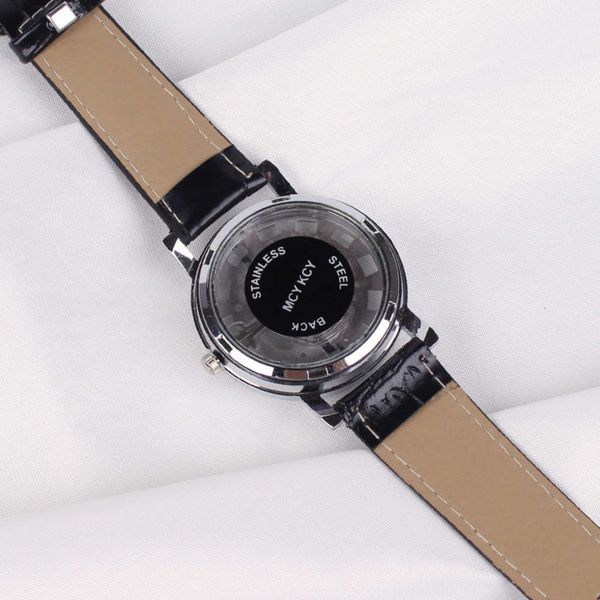 

roman watch hollow out artistic men's belt watch generation 3lbgi51e, Slivery;brown
