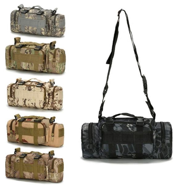 

outdoor bags 600d waterproof nylon tactical bag hunting sports waist packs molle combat shoulder backpack