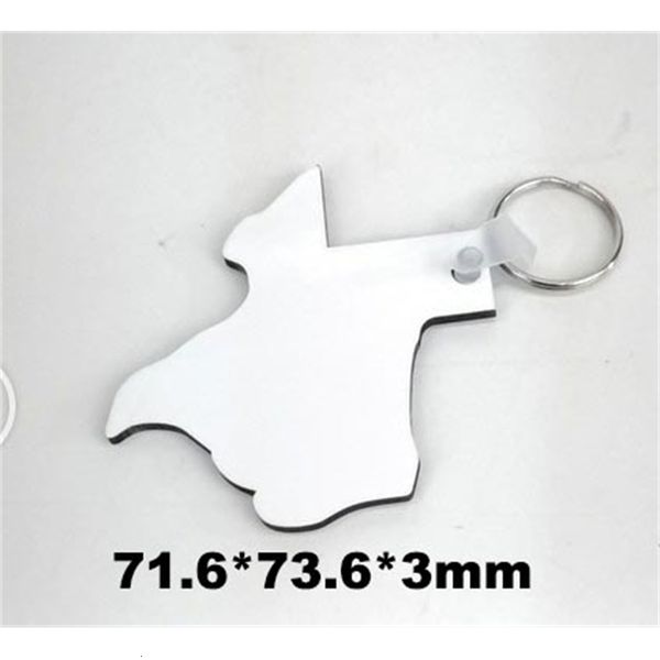 

keychains sublimation cactus texas mdf shape wooden key ring transfer printing blank diy custom consumables, Silver