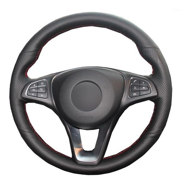 

hand sewing car steering wheel wrap for - vito iii ( w447 ) 2020 2020 - braid on the steering wheel1