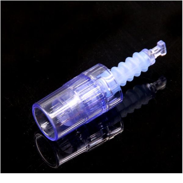 

36pin blue needle cartridge replacement micro needles head stainless steel tattoo needles for dr derma pen tattoo ti qylkej