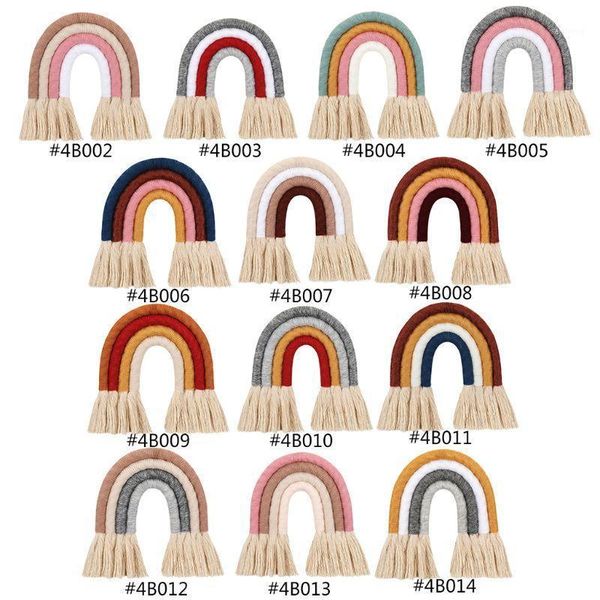 

nordic woven rainbow wall hanging for nursery dorm room decoration party supplie1