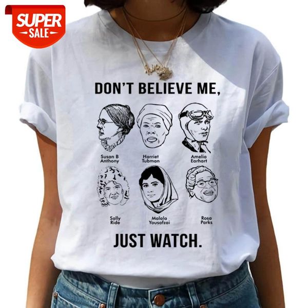 

zogankin feminist harajuku 90s graphic women feminism fight like a girl cartoon printed t-shirt girl power tshirt cotton #kv0k, White
