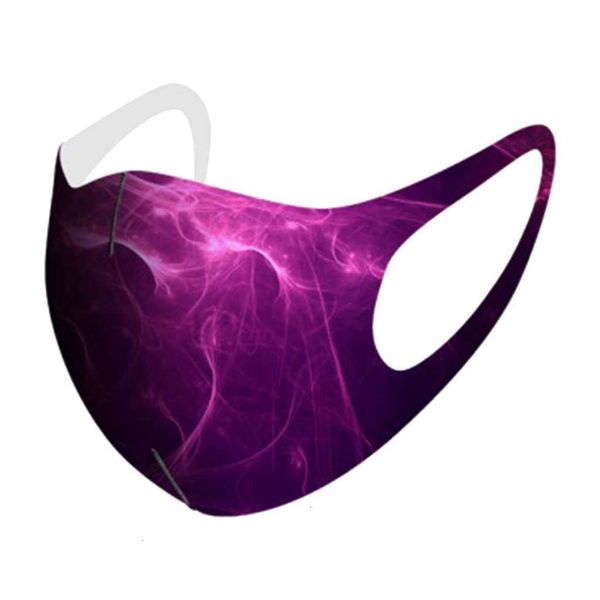 

printed masks fashion face new mask cartoon ice silk facemask painting starry sky fireworks camo dustpro