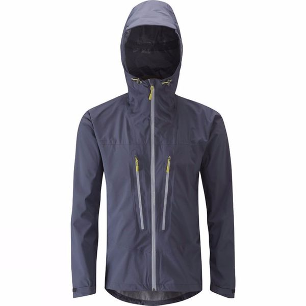 

men's hooded lightweight rain jacket water resistant shell outdoor cycling running hiking breathable mountaineer travel raincoat q1201, Black;brown