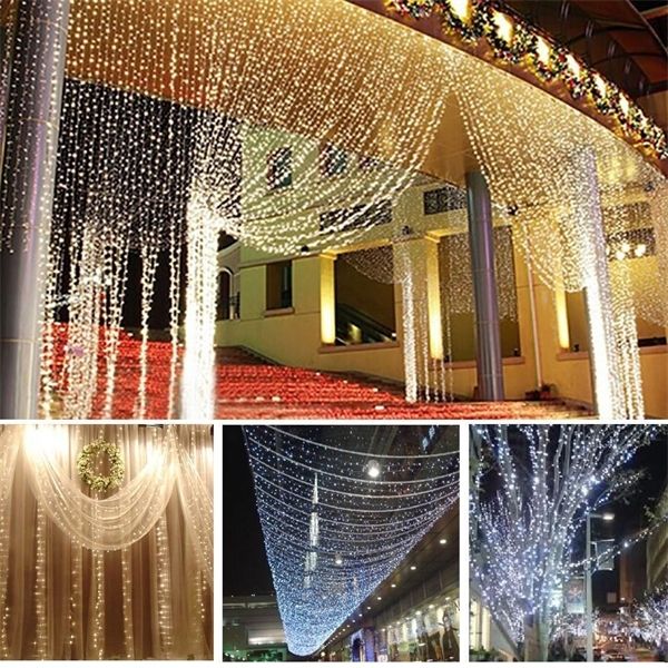 

x 3m 300 light led curtain lamp romantic christmas decorations for home navidad new year decoration garland natale natal. 1008